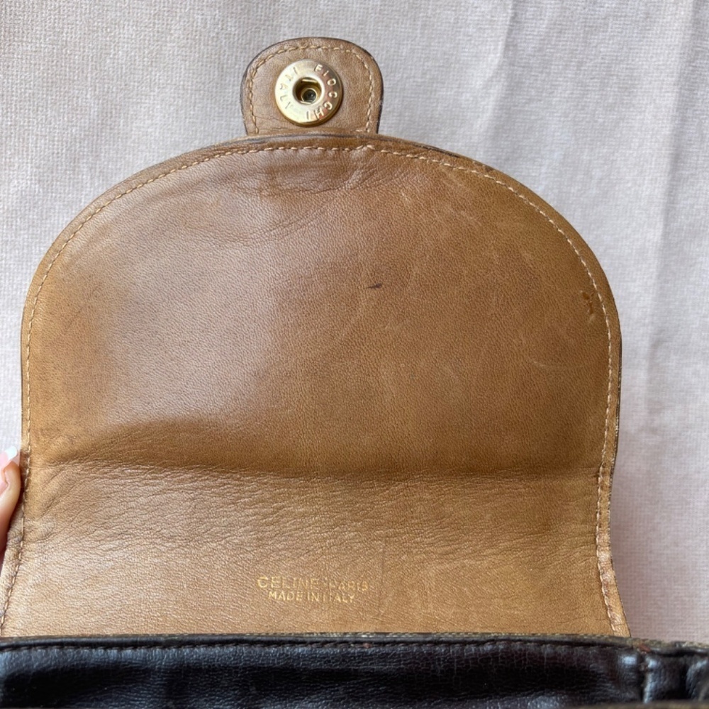 Rare Collectible Leather Horse Pocket Monogram Crossbody Bag purse - Picture 6 of 12